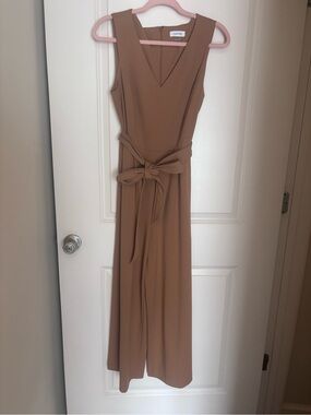 Calvin Klein — Tan Jumpsuit